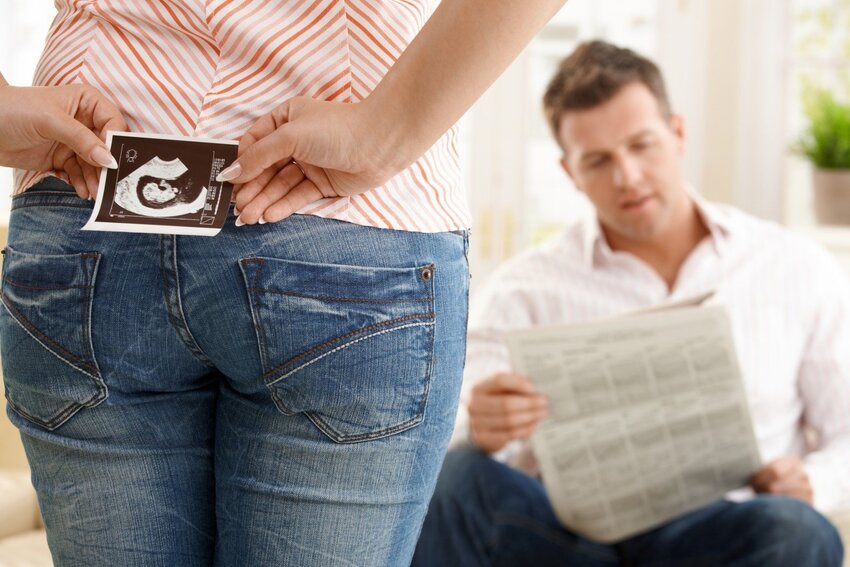 Подготовка к рассказу мужу о беременности